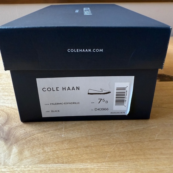 COLE HAAN PALERMO ESPADRILLE NIB 7.5B COASTAL GRANDMA SOFT LEATHER TIMELESS CHIC - Picture 11 of 11